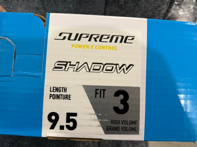 2024 Bauer Supreme Shadow Hockey Skates 9.5 (New)