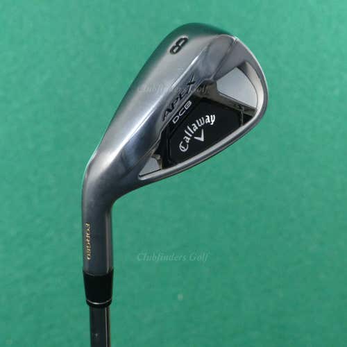 LH Callaway Apex DCB 2021 Forged Single 8 Iron TT Elevate MPH 85 Steel Regular