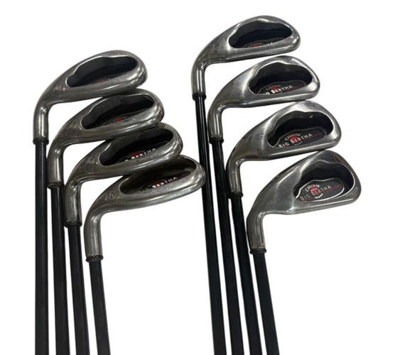 Used Callaway BIG BERTHA Mens Iron Set LH 4I-PW Senior Flex Graphite 11406-S000112758