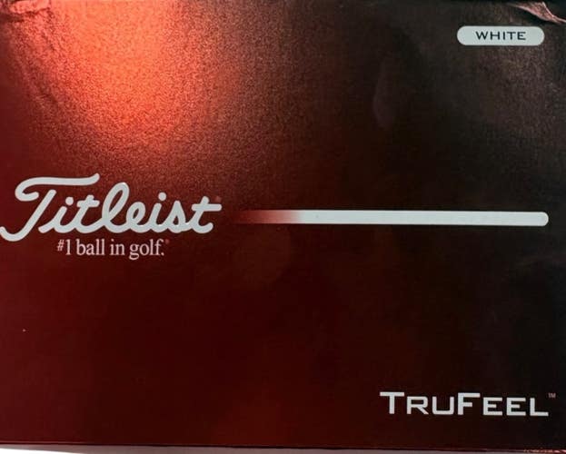 New Titleist TRUFEEL White Dozen Golf Balls 11406-S000112691