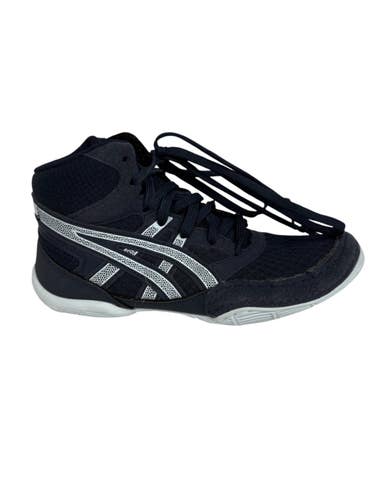 Used Asics Wrestling Shoes Navy Blue Junior Size 1 11406-S000111918