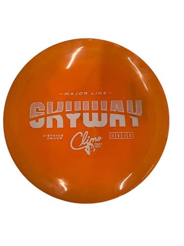 Used CLIMP SKYWAY Disc Golf Driver Orange 11406-S000111903