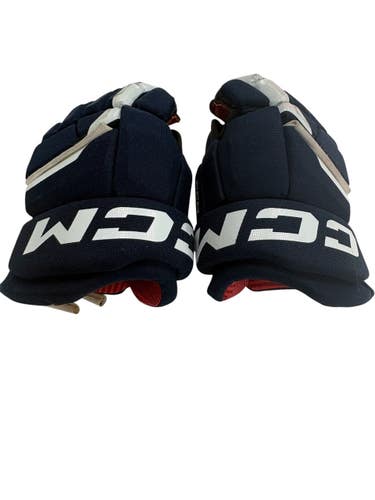 Used CCM NEXT Youth Hockey Gloves Navy Blue 10" 11406-S000111916
