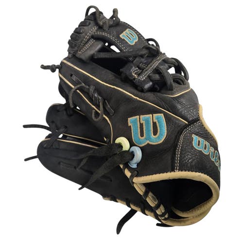 Used Wilson A1000 BB/SB Glove LH Throw Black 11 1/2" 11406-S000110614