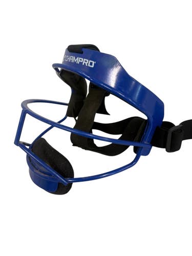 Used Champro INFIELDERS MASK YTH BB/SB Fielders Mask Royal Blue SM 11406-S000110566