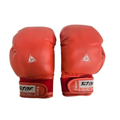 Used Boxing Gloves Red MD 11406-S000110356
