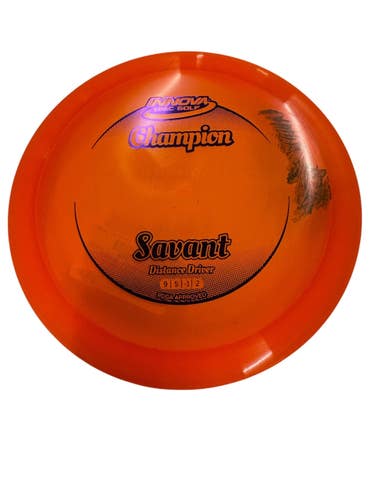 Used Innova CHAMPION SAVANT Disc Golf Driver Orange 11406-S000112454