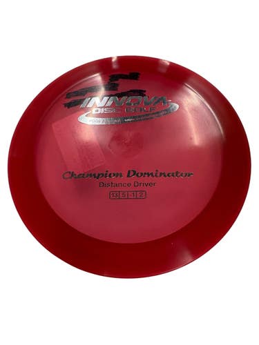 Used Innova CHAMPION DOMINATOR Disc Golf Driver Red 11406-S000112450