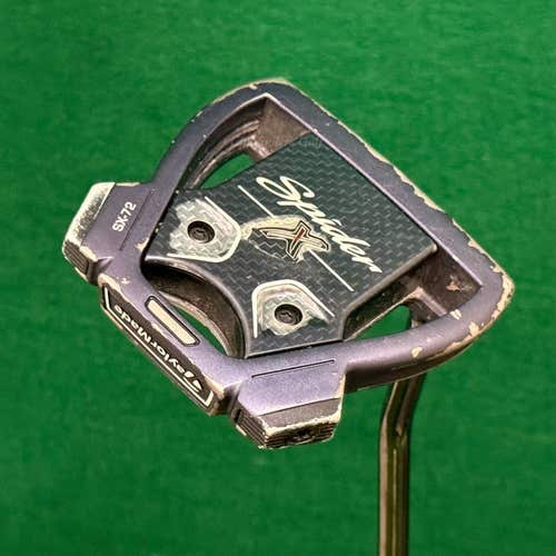 TaylorMade Spider X SX-72 Navy 34" Single-Bend Mallet Putter KBS w/SuperStroke