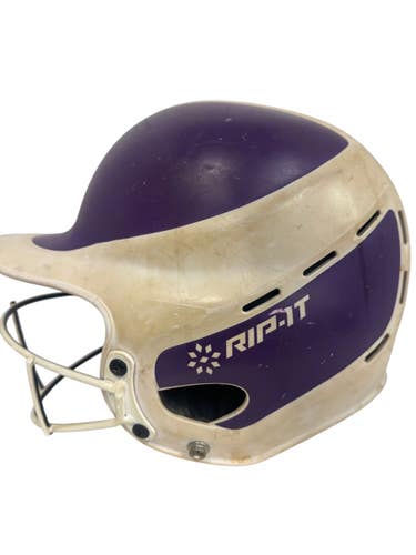 Used RIP-IT FP HELMET Batting Helmet w/Mask White M/L 11406-S000112297