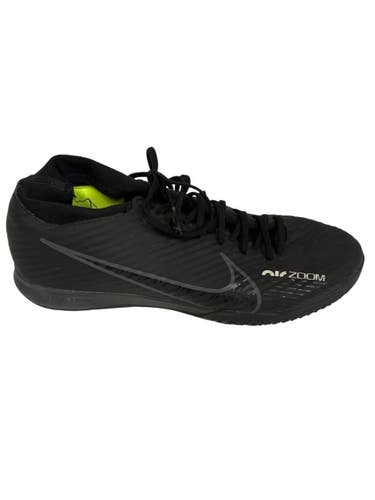 Used Nike Mercurial Air Zoom Soccer Indoor Shoes Black Size 7.5 11406-S000111953