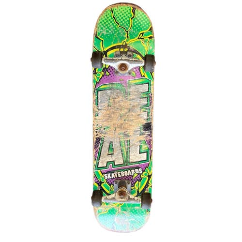 Used REAL SKATEBOARD Complete Skateboard Green Regular 11406-S000111595