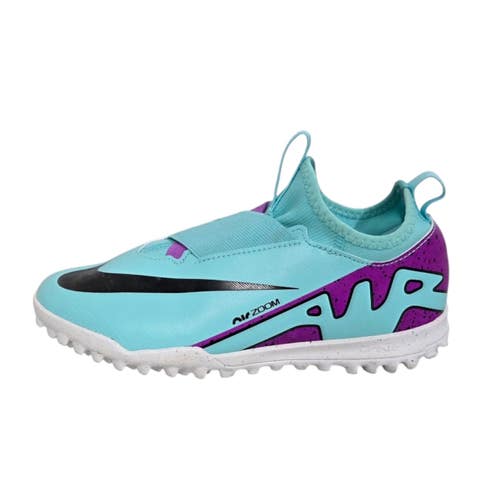 Used Nike Mercurial Vapor 15 Soccer Turf Shoes Turquoise Junior Size 3 11406-S000111123