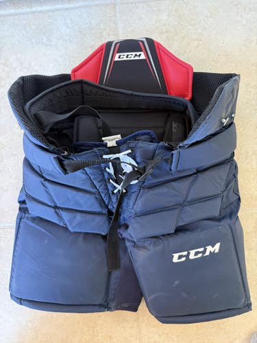 CCM Navy Junior Goalie Pants