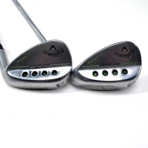 Callaway MD3 Milled Chrome Wedge Set 56* 10 | 60* 9 Project X Rifle Flighted RH