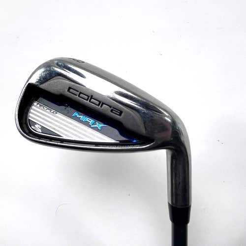 Cobra MAX Single 9 Iron White Tie X4 56g Senior Graphite Mens RH