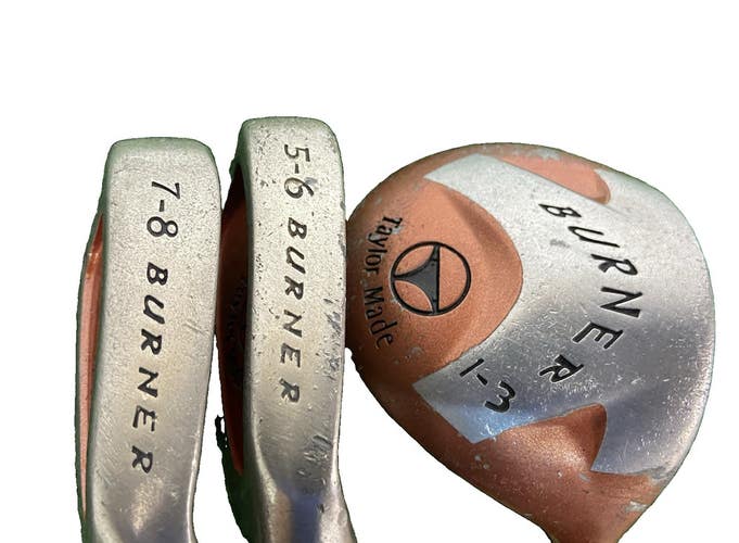 TaylorMade Burner 3-Piece Junior Set 1/3 Wood,2 Irons RH K30 Graphite 51-54 Tall