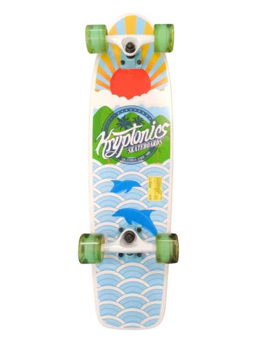 Used Kryptonics COMPLETE SKATEBOARD Complete Skateboard White Regular 11450-S000530312