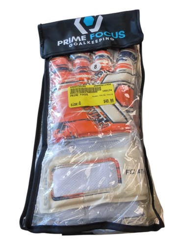 Used PRIME FOCUS Soccer Goalie Gloves None 8 11450-S000530289