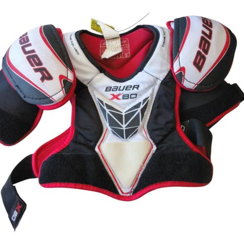 Used Bauer X80 Junior Shoulder Pads LG 11450-S000530245