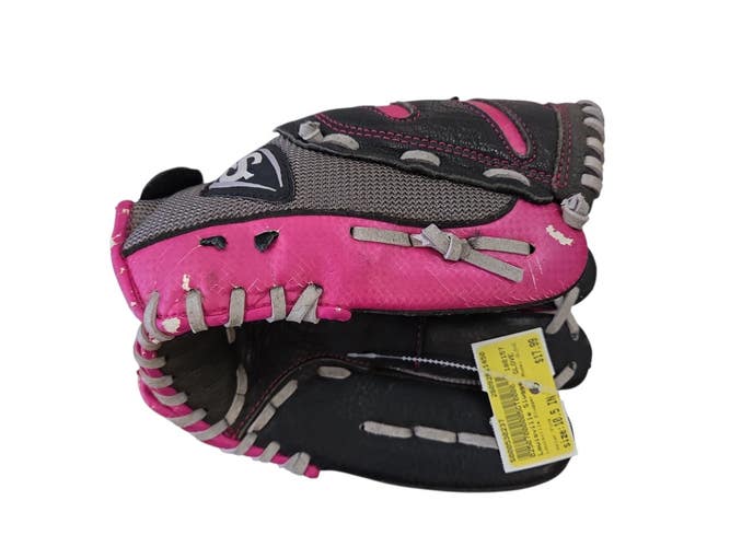 Used Louisville Slugger GLOVE BB/SB Glove RH Throw Pink 10 1/2" 11450-S000530237