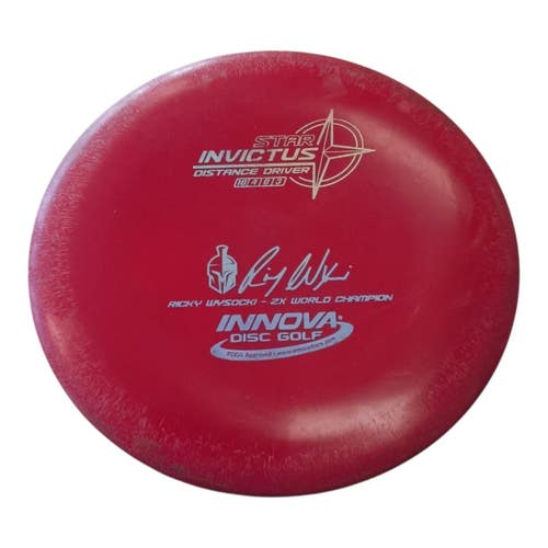 Used Innova STAR INVICTUS Disc Golf Driver Red 175g 11450-S000531273