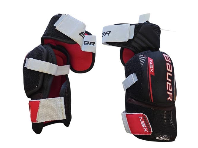 Used Bauer ELBOW PADS Senior Elbow Pads LG 11450-S000531121