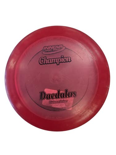 Used Innova CH DAEDALUS Disc Golf Driver Red 11450-S000530564