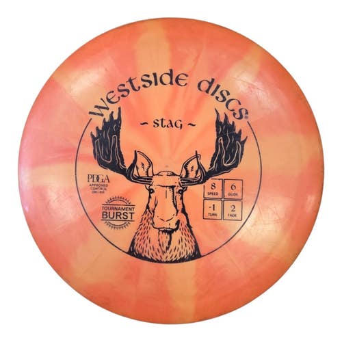 Used Westside TOUR STAG Disc Golf Driver Orange 173g 11450-S000530541