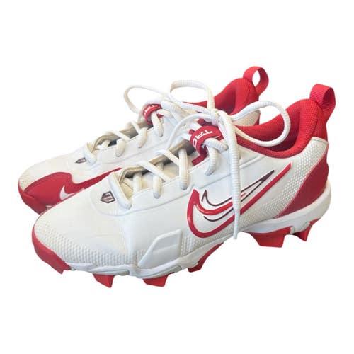 Used Nike FORCE TROUT 9 KEYSTONE BB/SB Cleats Red Junior 02.5 11450-S000530492