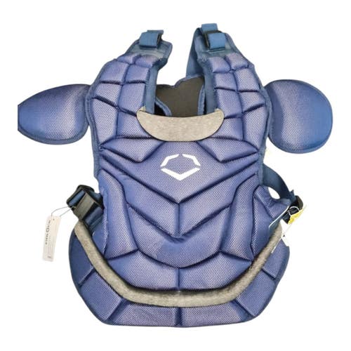 Used Evoshield CHEST PROTECTOR Catchers Chest Protector Navy Blue Adult 11450-S000530427