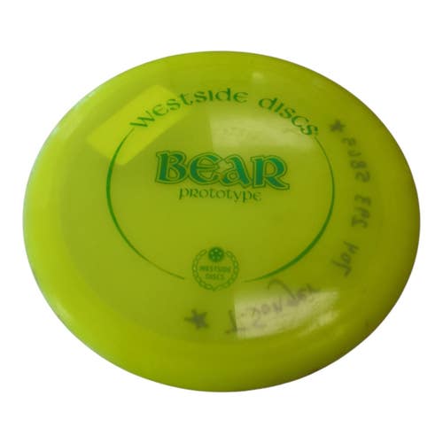 Used Westside VIP BEAR Disc Golf Driver Optic Yellow 175g 11450-S000531557