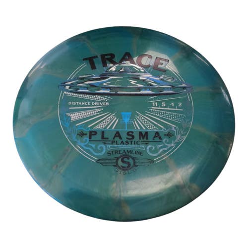 Used Streamline PLASMA TRACE Disc Golf Driver Teal 174g 11450-S000531529