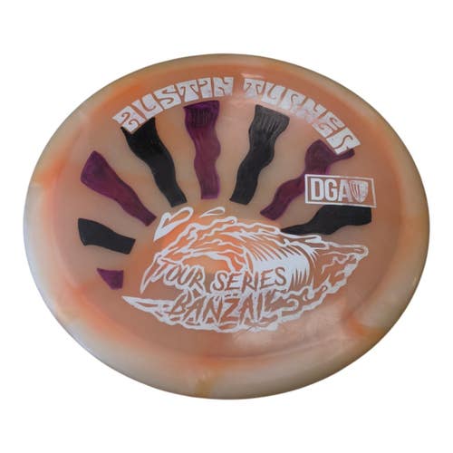 Used DGA BANZAI Disc Golf Driver Orange 176g 11450-S000531528