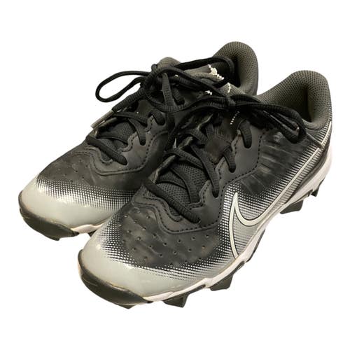 Used Nike ALPHA HUARACHE 4 KS BB/SB Cleats Black Junior 03.5 11450-S000531456