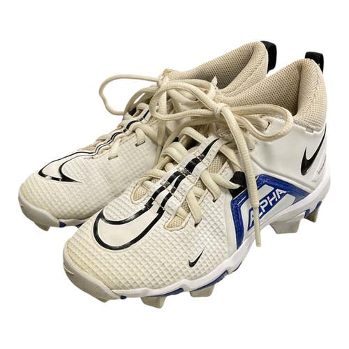 Used Nike ALPHA MENACE 3 SHARK Jr FB Cleats White Junior 01 11450-S000531458