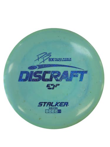 Used Discraft ESP STALKER Disc Golf Driver Green 168g 11450-S000530948