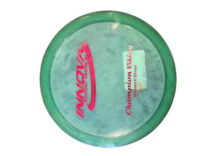 Used Innova CHAMP VIKING Disc Golf Driver Green 173g 11450-S000530935