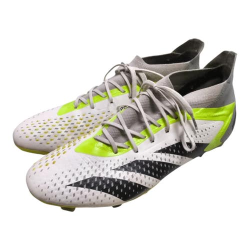Used Adidas PREDATOR ACCURACY.1 Soccer Cleats White Senior 10.5 11450-S000530741
