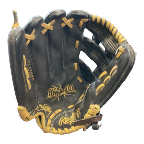 Used Rawlings HIGHLIGHT SERIES GLOVE BB/SB Glove RH Throw Brown 11 1/2" 11450-S000530639