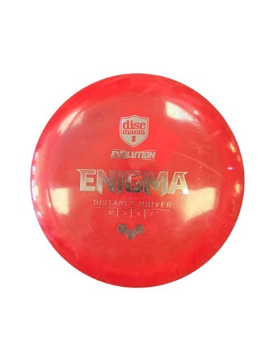 Used Discmania ENIGMA Disc Golf Driver Red 171g 11450-S000530061