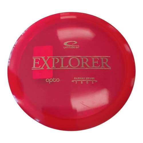 Used Latitude 64 OPTO EXPLORER Disc Golf Driver Red 173g 11450-S000529954