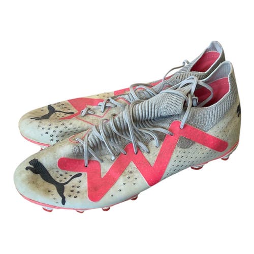 Used Puma Soccer Cleats White Senior 10 11450-S000529935