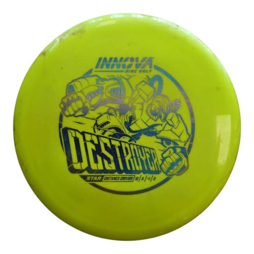 Used Innova DESTROYER Disc Golf Driver Yellow 172g 11450-S000529576