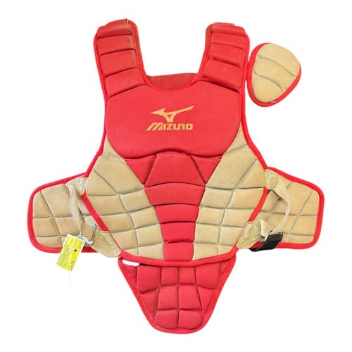 Used Mizuno CATCHERS CP Catchers Chest Protector Red Youth 11450-S000529466