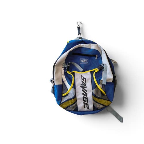 Used Rawlings SAVAGE BB/SB Player Backpack Royal Blue 11450-S000529449