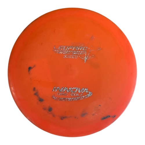 Used Innova STAR LEOPARD Disc Golf Driver Orange 176g 11450-S000529444