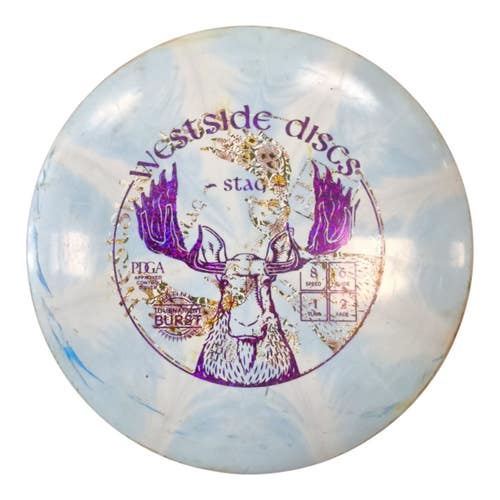 Used Westside TOUR BURST STAG Disc Golf Driver Royal Blue 172g 11450-S000529197