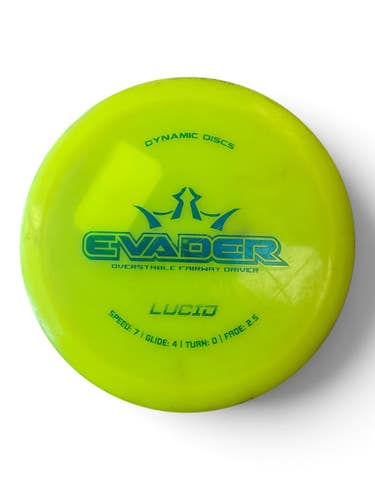 Used Dynamic Discs EVADER Disc Golf Driver Yellow 177g 11450-S000528925