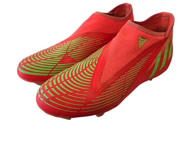 Used Adidas PREDATOR EDGE.3 Soccer Cleats Orange Senior 7.5 11450-S000528897